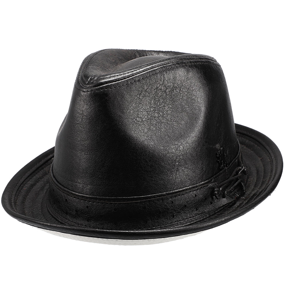 Vegan leather hat display picture 2