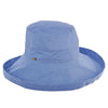 Bliss - Scala LC484 White Cotton Medium Brim Bretton Bucket Hat
