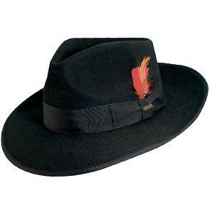 Zoot - Scala WF547 Black Wool Felt Zoot Fedora Hat