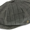 Innovator - Walrus Hats Grey Plaid Polyester 8 Panel Newsboy Cap