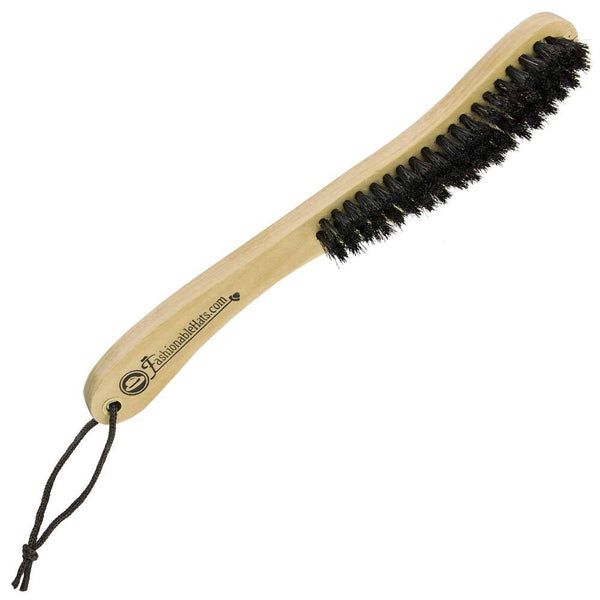 Fashionable Hats Accessory Hat Brush - Natural Soft Black Bristles for Wool and Fur