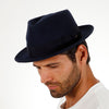 Compass - Walrus Hat Diamond Crown Wool Felt Fedora Hat