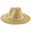 Jeanne Simmons Fedora Summer - Jeanne Simmons Toyo Straw Wide Brim Fedora Hat - 6966