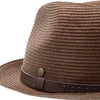 Walrus Hats Fedora Driftwood - Walrus Hats Brown Paper Braid Straw Fedora Hat