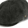 Walrus Hats Newsboy Shelby - Walrus Hats Grey Herringbone Wool Blend 8 Panel Kids Newsboy Cap (Toddler, Boys, Youth)
