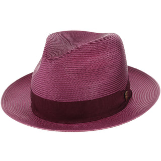 Rosebud - Dobbs Straw Fedora Hat - DSRBUD