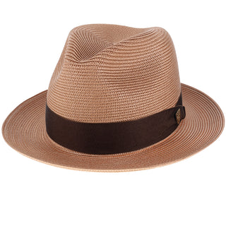 Rosebud - Dobbs Straw Fedora Hat - DSRBUD