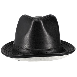Stacy Adams Halden Vegan Leather Fedora Hat