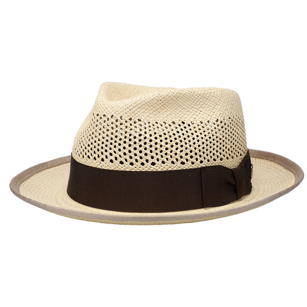 Whippet - Stetson Natural Straw Grade 8 Panama Fedora Hat