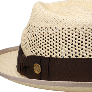 Whippet - Stetson Natural Straw Grade 8 Panama Fedora Hat