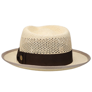Whippet - Stetson Natural Straw Grade 8 Panama Fedora Hat