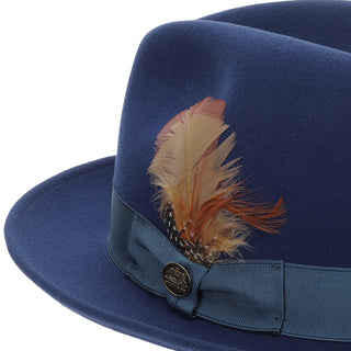 NEW Stetson Denzel Designer Fur Wool Fedora Hat