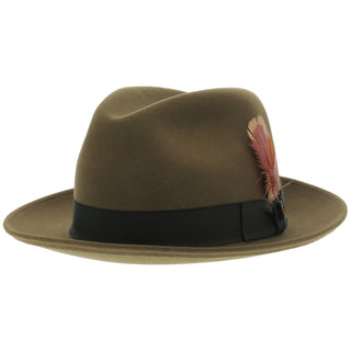 NEW Stetson Denzel Designer Fur Wool Fedora Hat