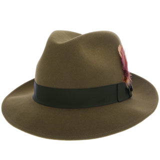 NEW Stetson Denzel Designer Fur Wool Fedora Hat