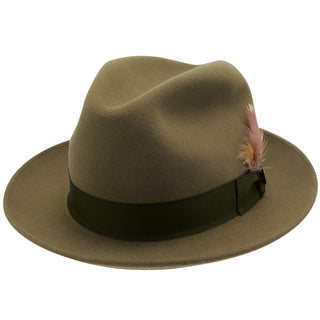 NEW Stetson Denzel Designer Fur Wool Fedora Hat