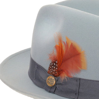 NEW Stetson Denzel Designer Fur Wool Fedora Hat