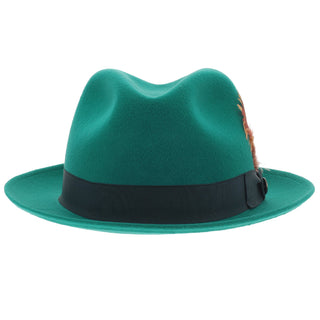 NEW Stetson Denzel Designer Fur Wool Fedora Hat