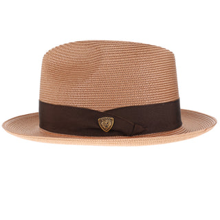 Rosebud - Dobbs Straw Fedora Hat - DSRBUD