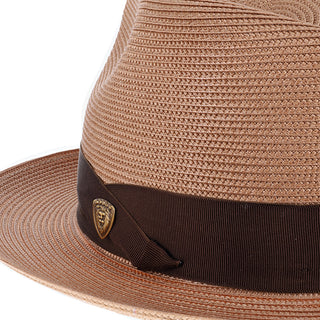 Rosebud - Dobbs Straw Fedora Hat - DSRBUD