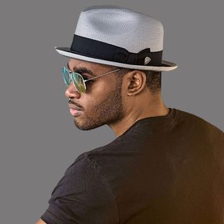 Rosebud - Dobbs Straw Fedora Hat - DSRBUD