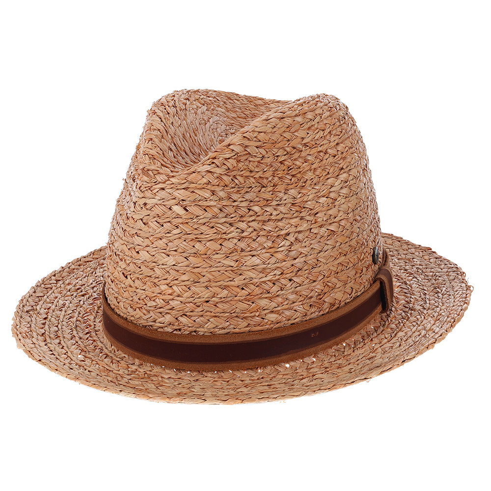 Walrus Hats Raffia Straw Fedora Hat w/ Band