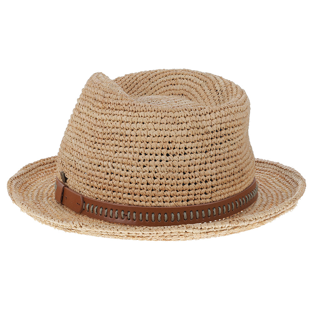 Tommy Bahama Men's Burned Raffia Fedora Hat, Natural, XXL at  Men's  Clothing store