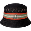 Kangol Slick Stripe 507 Bin Jacquard Knit Cotton Bucket Hat