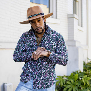 Walrus Hats Castle Brown w/ Western Bands Wool Fedora Hat