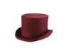 Twain - Scala WF569 Brown Wool Felt Top Hat - 5.5" Tall