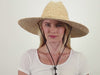 Sun City - Natural Rough Braid Raffia Lifeguard Wide Brim Hat