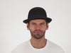 The Legend - Walrus Hats Black Wool Felt Bowler Hat - H7003