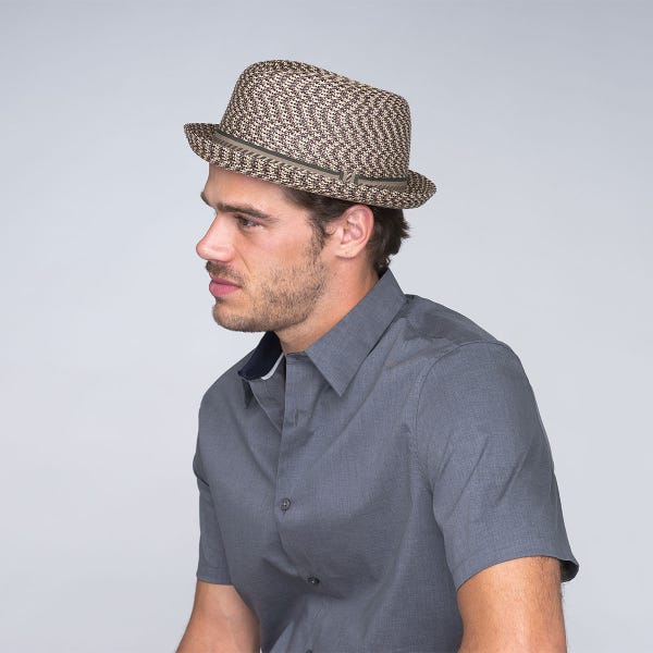 Mannes - Bailey Poly Braid Toyo Straw Trilby Hat