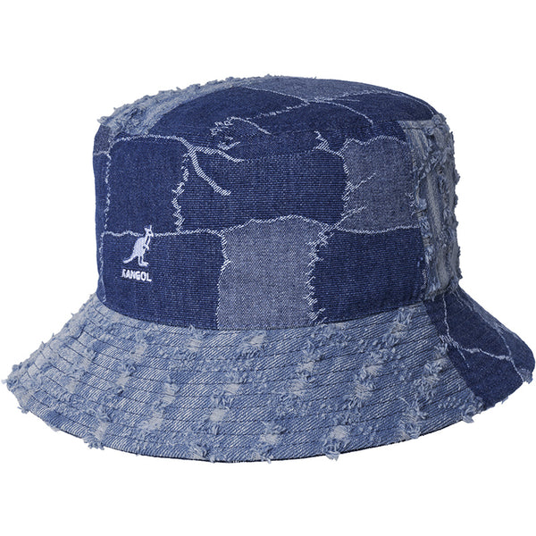 Kangol Denim Mashup Cotton Bucket Hat