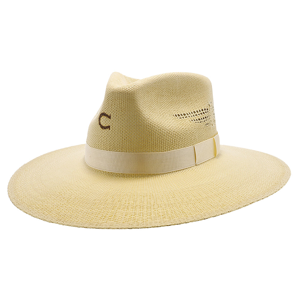 Mexico Shore Charlie 1 Horse Straw Fedora Hat CSMXSH