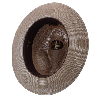 Side-Eye - Dobbs Woven Hemp Straw Fedora Hat - DSSDEY
