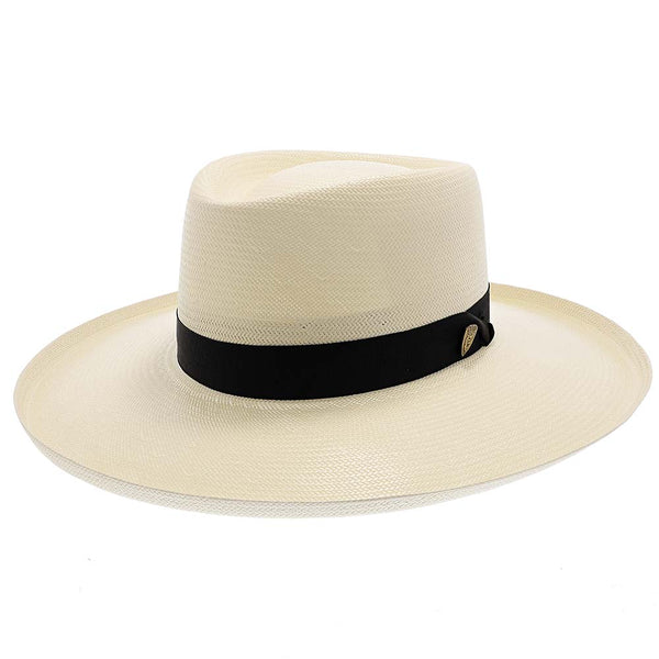 San Juan - Dobbs Shantung Straw Fedora Hat