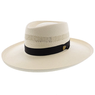 San Juan - Dobbs Vented Shantung Straw Fedora Hat