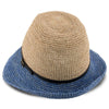 Manu - Scala LR687 Tea Crocheted Raffia Straw Fedora Hat