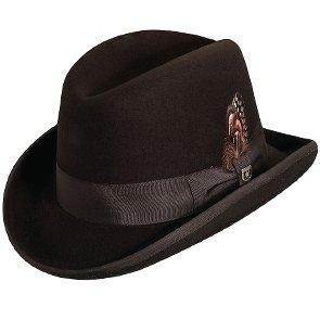 Valerio - Stacy Adams Royal Wool Felt Homburg Hat
