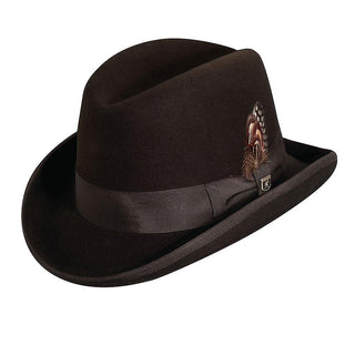 Valerio - Stacy Adams Royal Wool Felt Homburg Hat