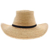 Oak Boxtop Hat - Natural Hand Woven Guatemalan Palm Hat