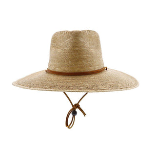 Oak Tear Drop - Colored Natural Hand Woven Guatemalan Oak Colored Palm Hat