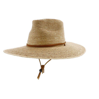 Oak Tear Drop - Colored Natural Hand Woven Guatemalan Oak Colored Palm Hat