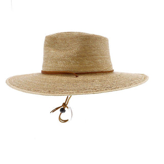 Oak Tear Drop - Colored Natural Hand Woven Guatemalan Oak Colored Palm Hat