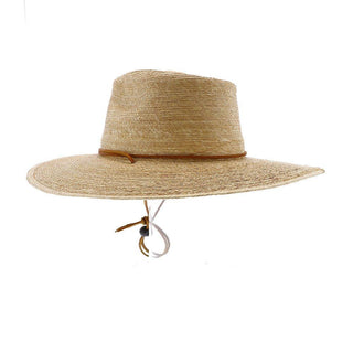 Oak Tear Drop - Colored Natural Hand Woven Guatemalan Oak Colored Palm Hat