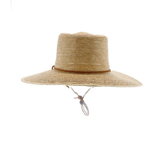Oak Tear Drop - Colored Natural Hand Woven Guatemalan Oak Colored Palm Hat
