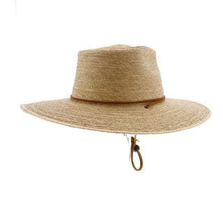 Oak Tear Drop - Colored Natural Hand Woven Guatemalan Oak Colored Palm Hat