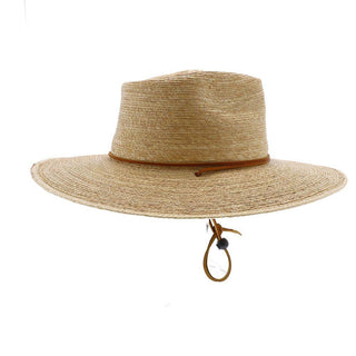 Oak Tear Drop - Colored Natural Hand Woven Guatemalan Oak Colored Palm Hat