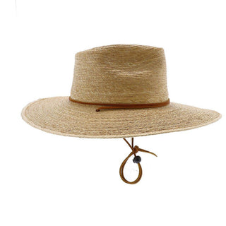 Oak Tear Drop - Colored Natural Hand Woven Guatemalan Oak Colored Palm Hat