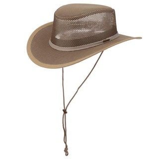 Stetson Mesh Covered Nylon Safari Gambler Hat